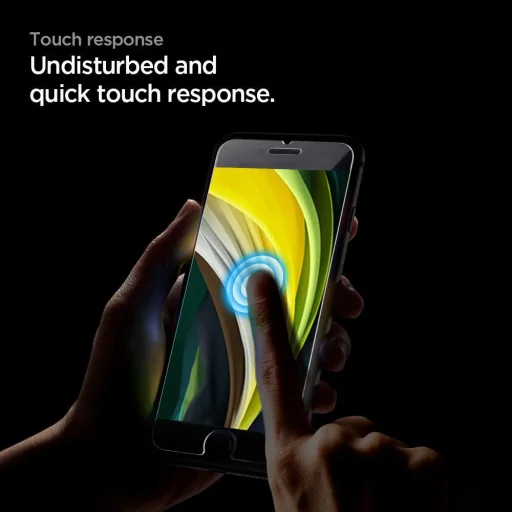 iPhone 7/8/SE 2020 / SE 2022 ochranné sklo Spigen ALM Glass.Fc čierne - 7