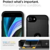 iPhone 7/8/SE 2020 / SE 2022 Spigen Tough Armor tok kihajtható támasszal fekete thumbnail