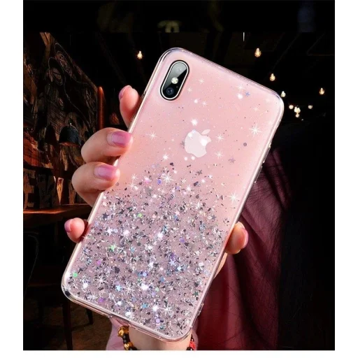 Wozinsky Star csillogó flitteres tok Xiaomi Redmi Note 9S pink - 13