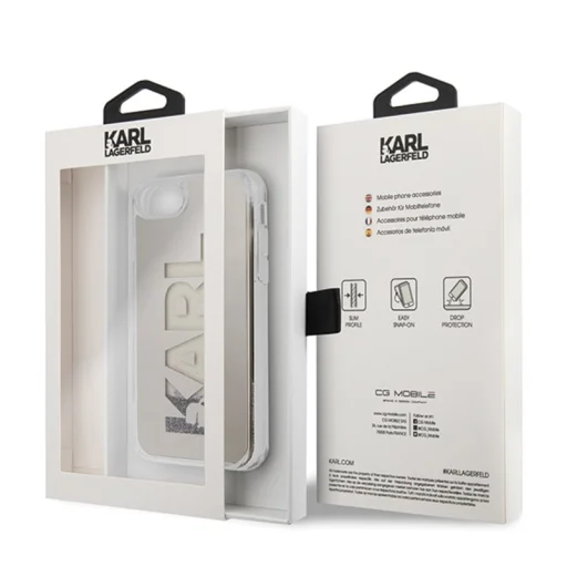iPhone 7/8/SE 2020/SE 2022 Karl Lagerfeld KLHCI8KLMLGR Glitter Mirror tok  - 2
