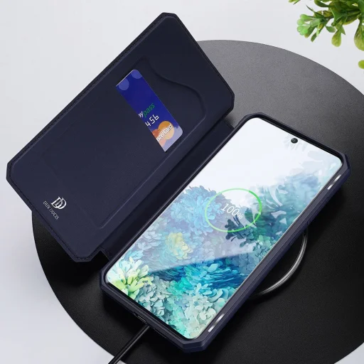 Dux Ducis Skin X fliptok Samsung S20 fekete - 19