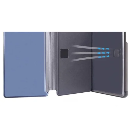 Clear View fliptok Xiaomi Redmi Note 9 Pro / Redmi Note 9S fekete - 6