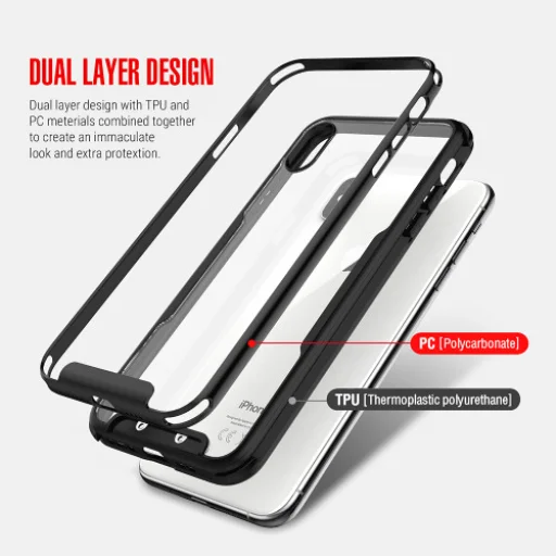 iPhone XS Max Zizo Fuse tok fekete - 2