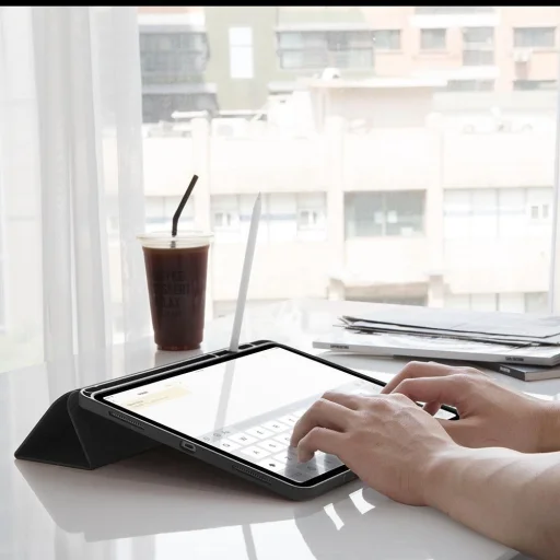 Spigen Urban Fit iPad Pro 12.9 2018/2020 tok fekete színben - 10