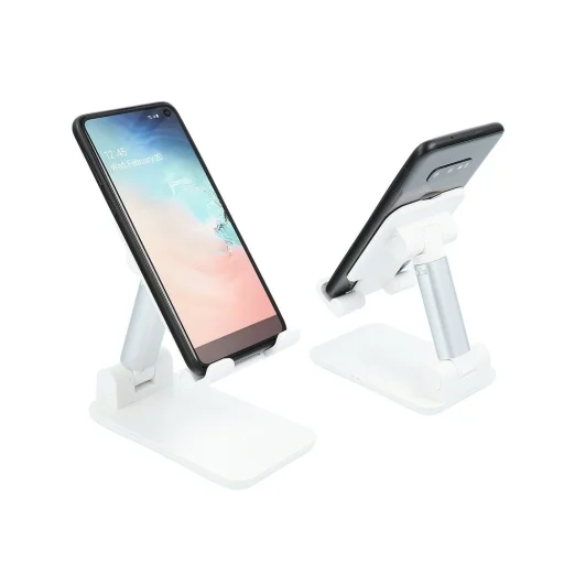 Univerzális asztali telefontartó állvány ezüst - 4
