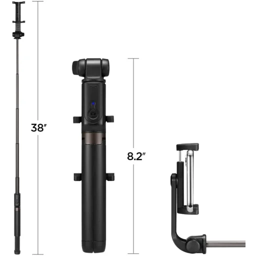 Spigen S540W Velo bluetooth selfiebot és tripod fekete - 2