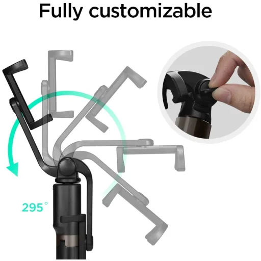 Spigen S540W Velo bluetooth selfiebot és tripod fekete - 4