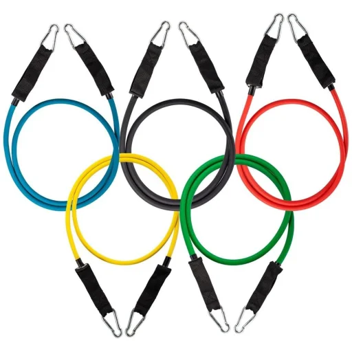 Wozinsky 5x otthoni edzéshez használható gumiszalag, edzőszalag hordtáskával (WRTS5-01) - 7