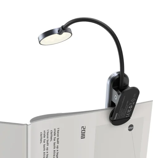 Baseus LED mini olvasólámpa szürke (DGRAD-0G) - 3