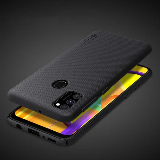 Nillkin Super Frosted Shield tok Samsung M21 fekete - 5