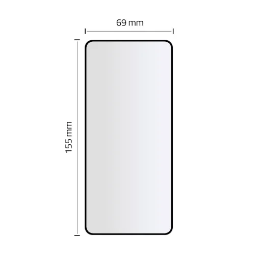 Hofi Ultraflex kijelzővédő üvegfólia Samsung A11 fekete - 11