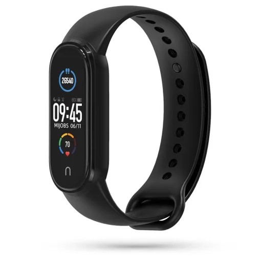 Xiaomi Mi Smart Band 5/6/ NFC/7 Tech-Protect Iconband szíj fekete - 1