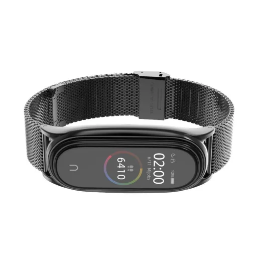 Tech-Protect MILANESEBAND Xiaomi Mi Band 5 szíj fekete - 3