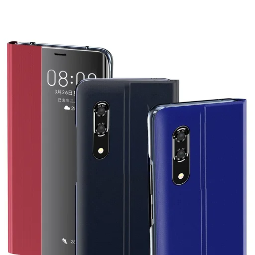Huawei P30 Lite New Sleep Case fliptok kék - 6