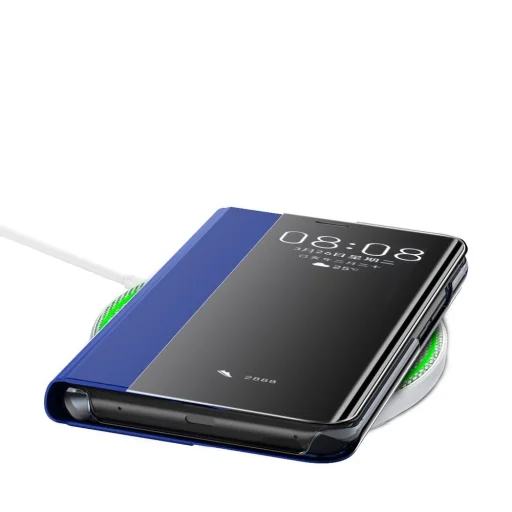 Huawei P30 Lite New Sleep Case fliptok kék - 2