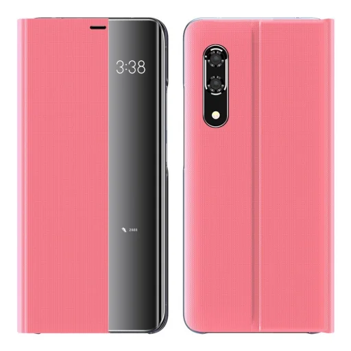 Huawei P30 Lite New Sleep Case fliptok pink - 1