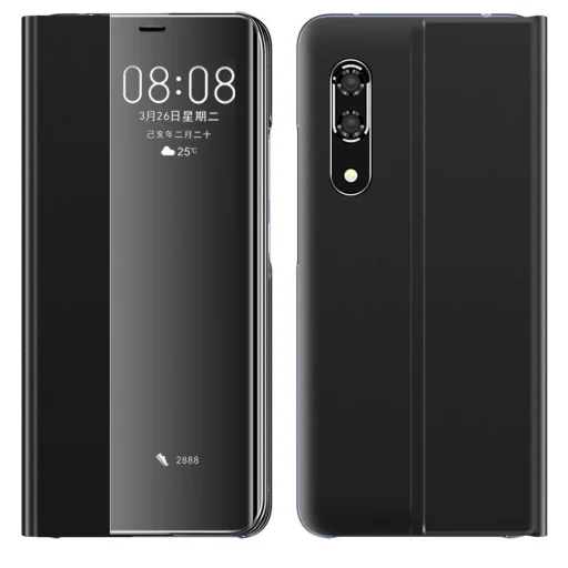 Huawei P30 Pro New Sleep Case fliptok fekete - 1
