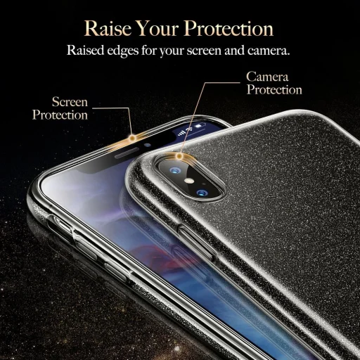  iPhone 11 PRO MAX fekete ESR Makeup tok - 5