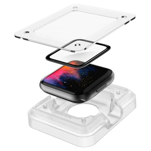 Spigen EZ FIT hybrid kijelzővédő üvegfólia Apple Watch 4/5/6/SE 1/2/3 (44MM) - 4