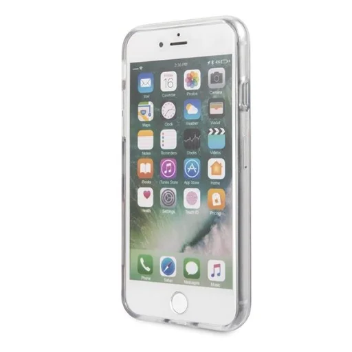 Guess GUHCI8PCUTRFL04 Flower N4 virágmintás tok iPhone 7/8/SE 2020 fekete - 5