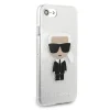 Karl Lagerfeld KLHCI8TPUTRIKSL Ikonik flitteres tok iPhone 7/8/SE 2020 ezüst thumbnail