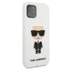 Karl Lagerfeld KLHCN58SLFKWH Ikonik szilikon tok iPhone 11 Pro fehér thumbnail