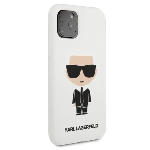 Karl Lagerfeld KLHCN58SLFKWH Ikonik szilikon tok iPhone 11 Pro fehér - 6