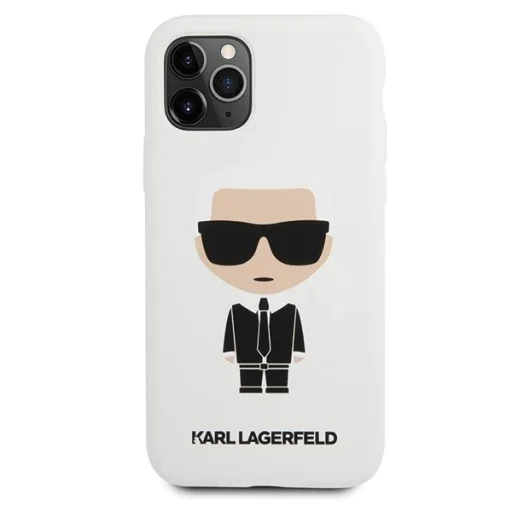 Karl Lagerfeld KLHCN58SLFKWH Ikonik szilikon tok iPhone 11 Pro fehér - 7