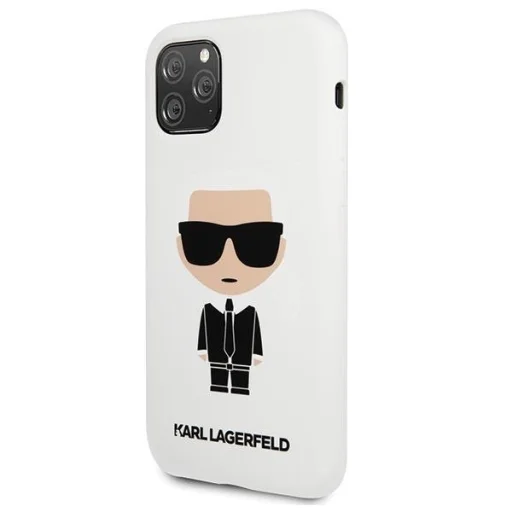Karl Lagerfeld KLHCN58SLFKWH Ikonik szilikon tok iPhone 11 Pro fehér - 2