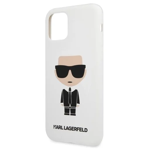Karl Lagerfeld KLHCN58SLFKWH Ikonik szilikon tok iPhone 11 Pro fehér - 3