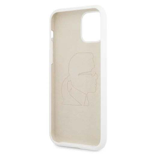 Karl Lagerfeld KLHCN58SLFKWH Ikonik szilikon tok iPhone 11 Pro fehér - 5