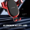 Szellőzőre rögzíthető autós telefontartó LDNIO MG01 Gravity Univerzális fekete/piros - 4