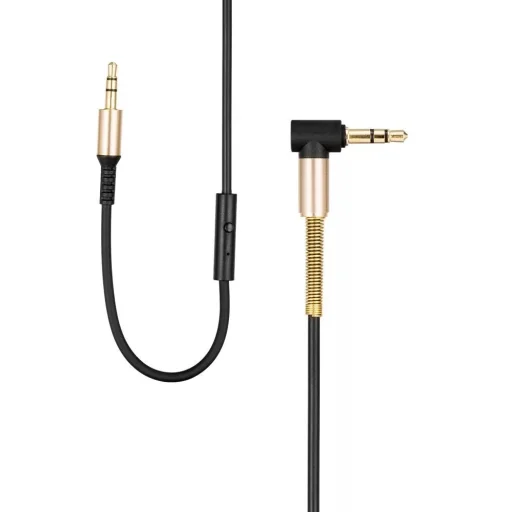 HOCO UPA02 3.5 mm Jack Audio kábel mikrofonnal 200 Cm fekete - 1