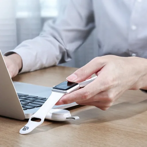 Ugreen Apple Watch USB MFI vezeték nélküli töltő fehér (50944) - 7