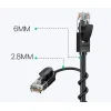 Ugreen Ethernet patchcord kábel RJ45 Cat 6A UTP 1000Mbps 10m fekete (70656) - 7
