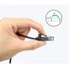 Ugreen Ethernet patchcord kábel RJ45 Cat 6A UTP 1000Mbps 10m fekete (70656) - 15