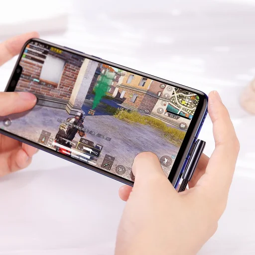 Ugreen elbow USB - USB Type C kábel 5 A QC 3.0 AFC FCP 1m fekete (70432 US313) - 5