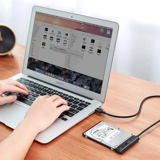 Ugreen SATA adapter 2,5'' Type-c USB-C 3.2 Gen 1 (SuperSpeed USB 5 Gbps) fekete (70610 CM321) - 8