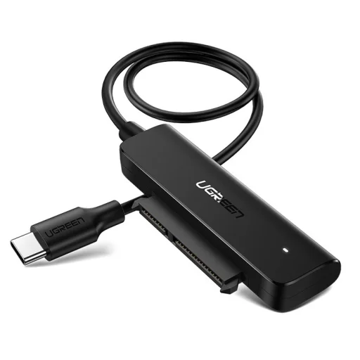 Ugreen SATA adapter 2,5'' Type-c USB-C 3.2 Gen 1 (SuperSpeed USB 5 Gbps) fekete (70610 CM321) - 1