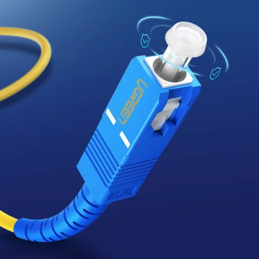 Ugreen FC-FC Single Mode optikai kábel 3M sárga (70662 NW129) - 9