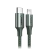 Ugreen MFI USB Type C - Lightning kábel Power Delivery 3A 480Mbps 1m Midnight Green (80564 US304) thumbnail