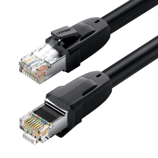 Ugreen Ethernet patchcord kábel RJ45 Cat 8 UTP 1000Mbps 5m fekete (70172 NW121) - 1