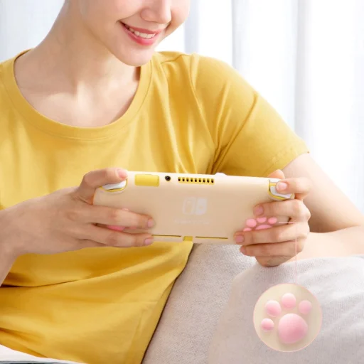 Baseus Nintendo Switch Lite védőtok analog védővel fekete (WISWLT-21) - 11