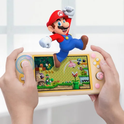 Baseus Nintendo Switch Lite védőtok analog védővel fekete (WISWLT-21) - 13