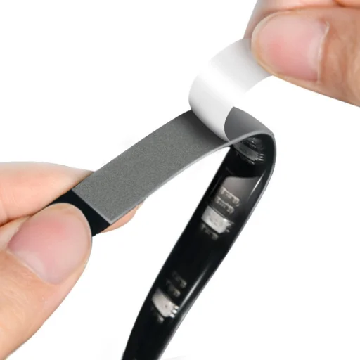 Baseus Öntapadós RGB színes fénycsík hosszabbító csomag 5W 1m fekete (DGRGB-01) - 3