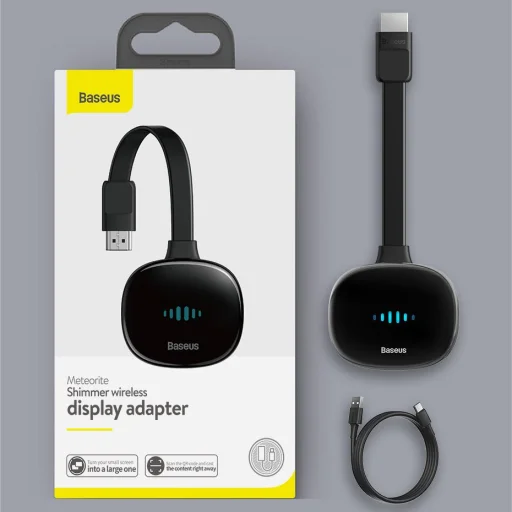 Baseus Meteorite Shimmer vezeték nélküli HDMI adapter WiFi - HDMI fekete (CATPQ-A01) - 18