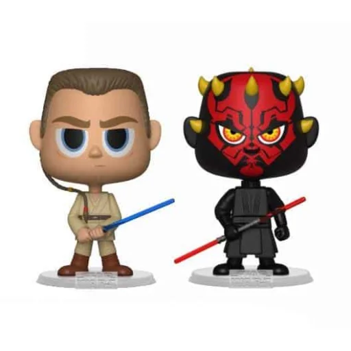 Funko Pop Star Wars Vynl Obi-Wan Kenobi Darth Maul figurák - 1