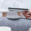 Baseus Jelly Qi vezeték nélküli töltő 15W + USB - USB Type C kábel fekete (WXGD-01) thumbnail