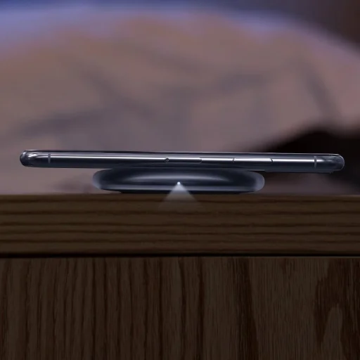 Baseus Jelly Qi vezeték nélküli töltő 15W + USB - USB Type C kábel fekete (WXGD-01) - 18