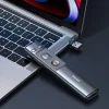 Baseus lézer presenter / prezenter, pointer távirányító sötétszürke (ACFYB-B0G) thumbnail